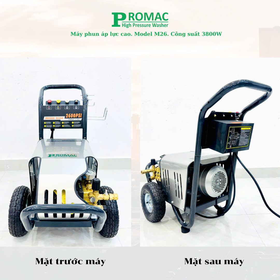 Ưu điểm nổi bật của máy phun rửa Promac M26