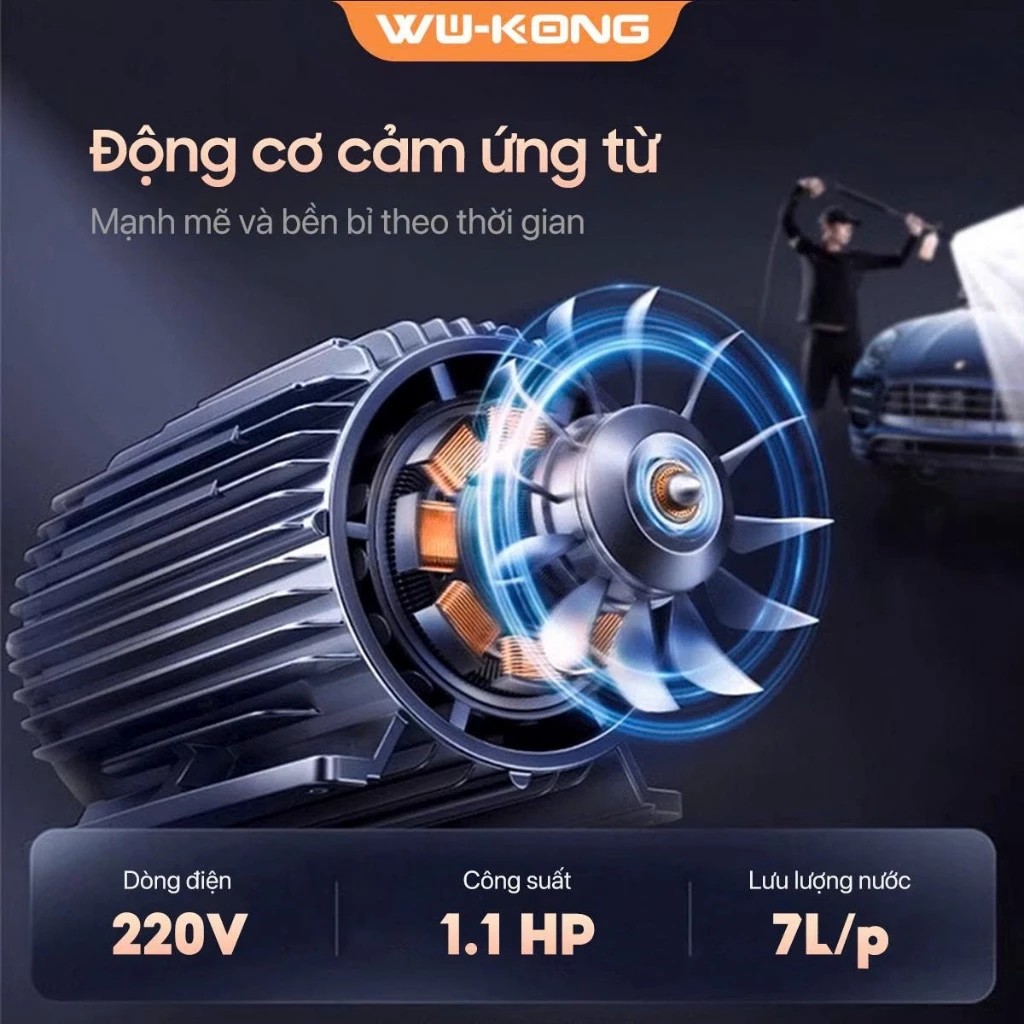 Ưu điểm nổi bật của máy rửa xe Wukong WK-01