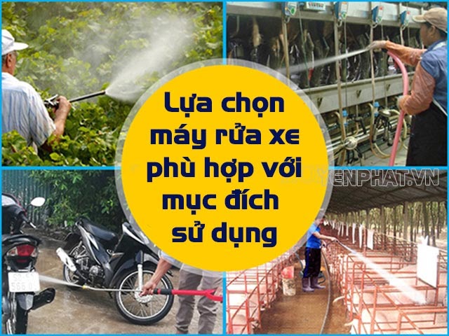 Tiêu chí lựa chọn máy rửa xe mini phù hợp