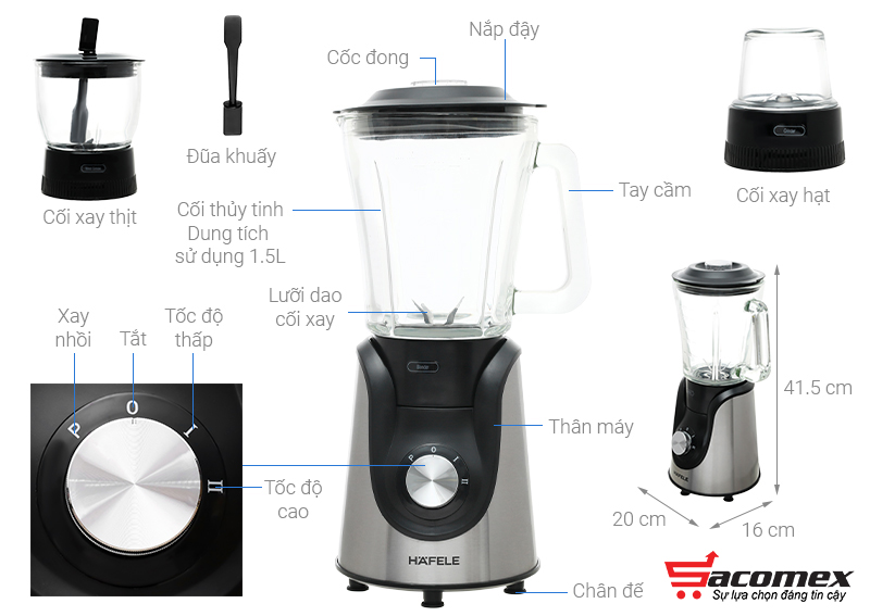 Máy xay sinh tố đa năng Hafele