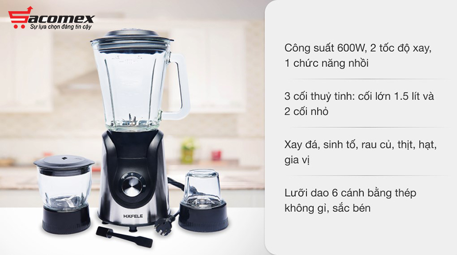 Đặc điểm nổi bật của máy xay sinh tố Hafele