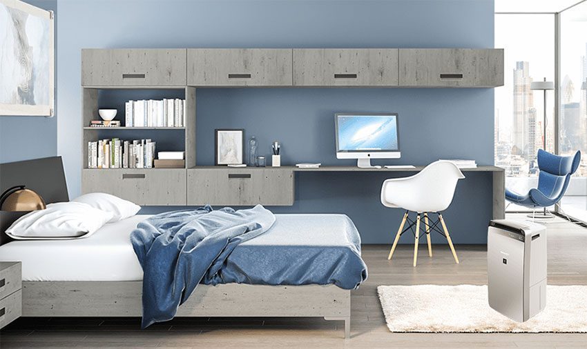 máy hút ẩm và lọc không khí Sharp DW-J27FV-S
