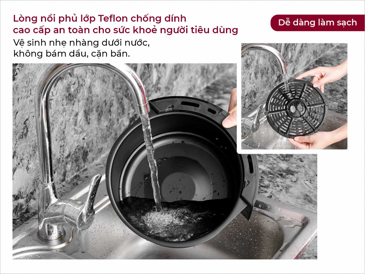 Đặc điểm nổi bật của nồi chiên không dầu Fujihome A5B