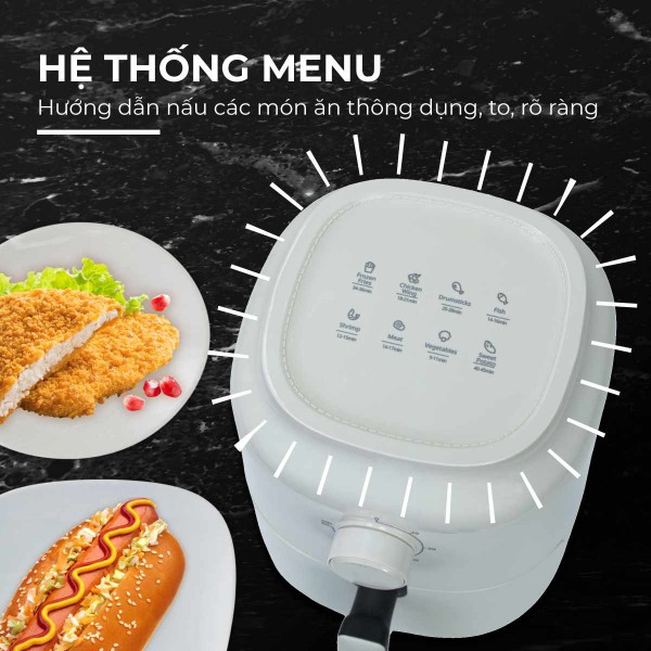 Đặc điểm nổi bật của nồi chiên không dầu mini Fujihome A3