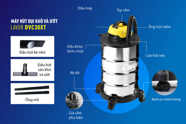 Máy hút bụi đa năng DVC 30 XT