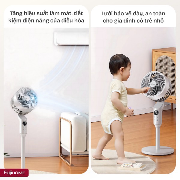 Đặc điểm nổi bật của quạt tuần hoàn không khí Fujihome CF201