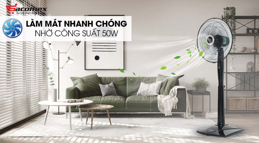 Quạt đứng Sharp 50W PJ-S40RV-DG