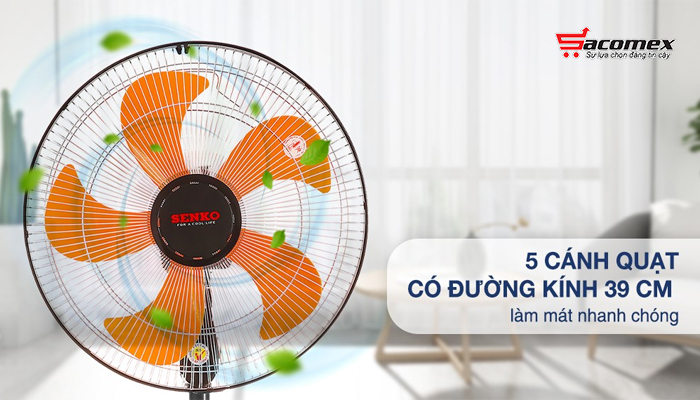 Lựa chọn số lượng cánh quạt