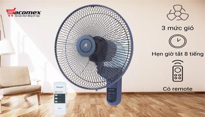 Ưu tiên tính năng hiện đại của quạt treo tường