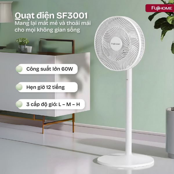 Đặc điểm nổi bật của quạt cây Fujihome SF3001