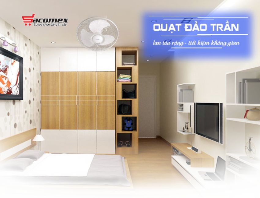 Quạt đảo trần là gì? Ưu điểm nổi bật so với các loại quạt khác