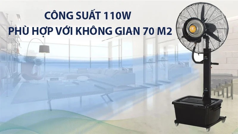 Ưu điểm nổi bật của quạt phun sương công nghiệp Lifan Đ-24LF
