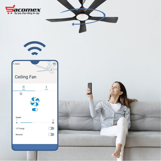 Quạt trần Panasonic 5 cánh