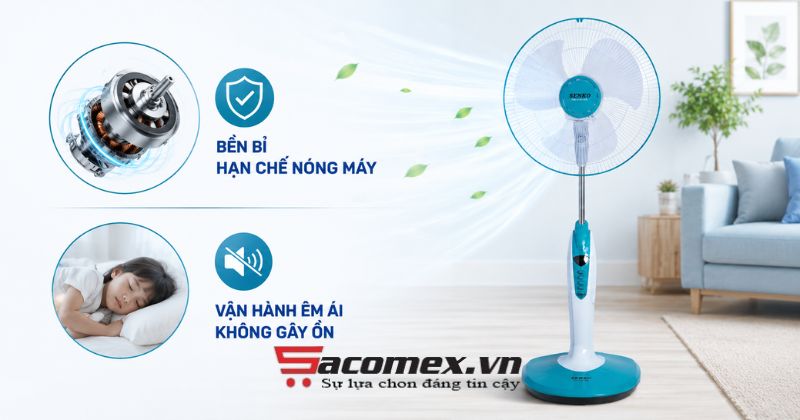 Những ưu điểm vượt trội trên quạt đứng Senko DD868