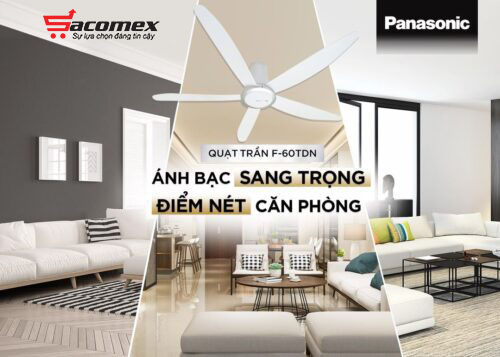 quạt trần Panasonic 5 cánh F-60TDN