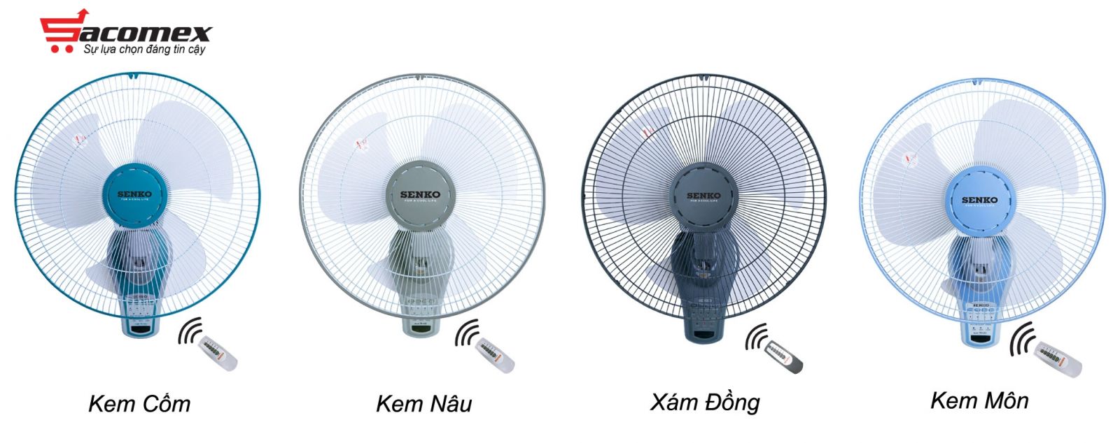 quạt treo điều khiển từ xa Senko TR1683