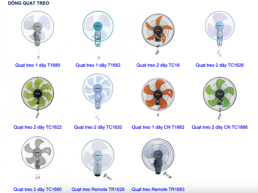 Quạt treo tường Senko