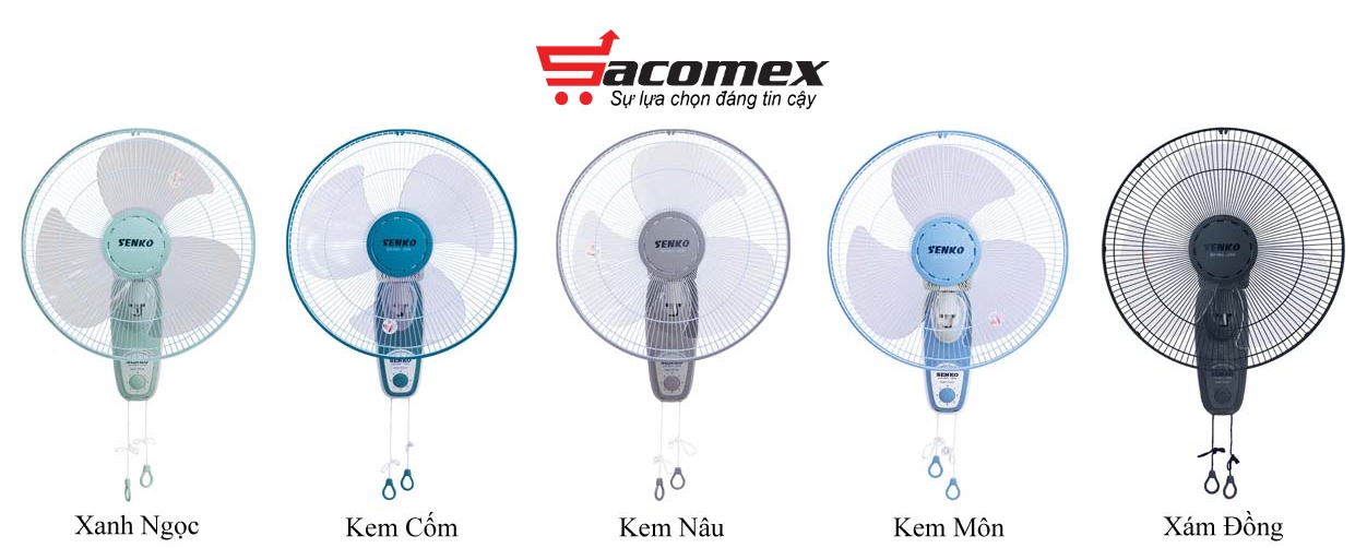 quạt treo tường 2 dây Senko TC162