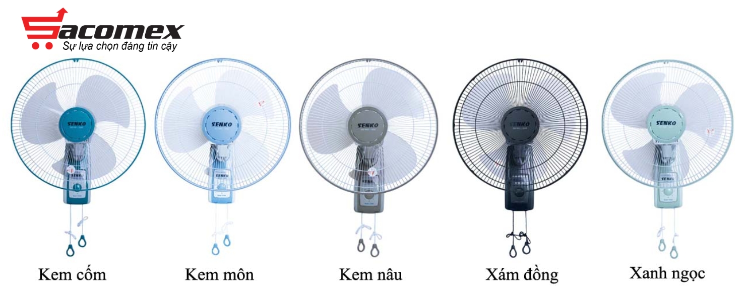 quạt treo tường 2 dây Senko TC1686