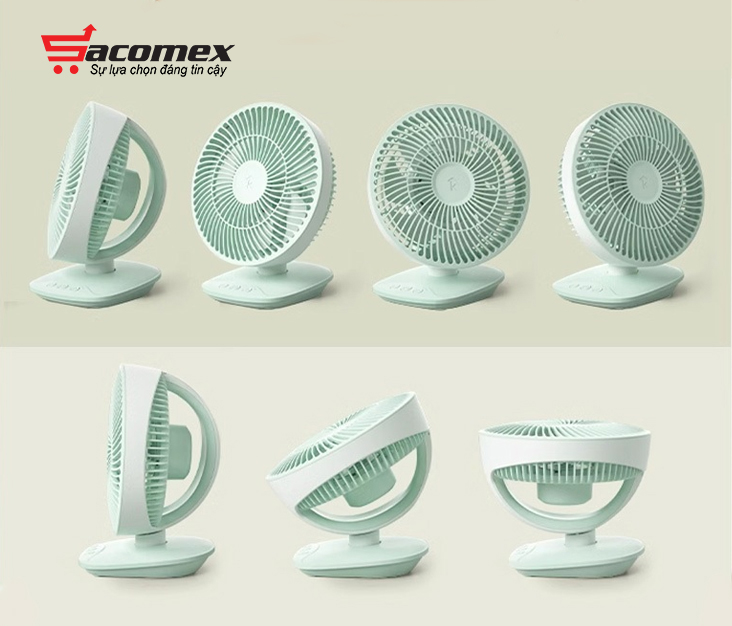 Quạt tích điện để bàn và treo tường Keheal FT1