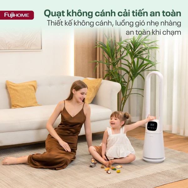 Đặc điểm nổi bật của quạt không cánh lọc không khí Fujihome BF065