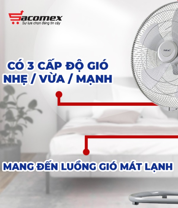 quạt sàn công nghiệp Hatari IS-22M1