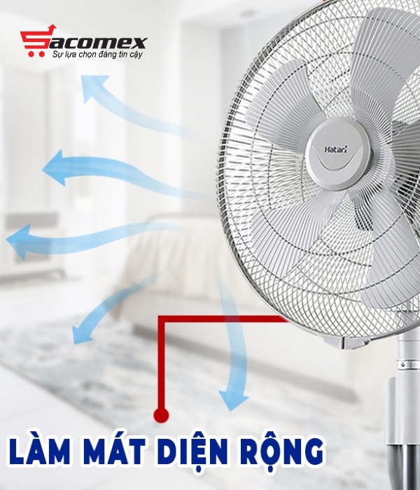 máy quạt sàn Thái Lan Hatari IS-22M