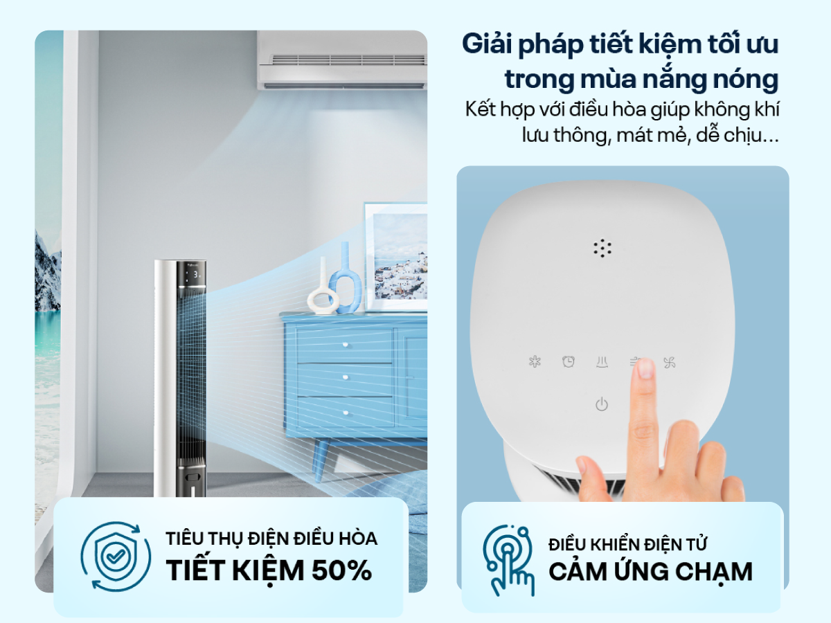Đặc điểm nổi bật của quạt tháp hơi nước cao cấp Fujihome AC-18LE