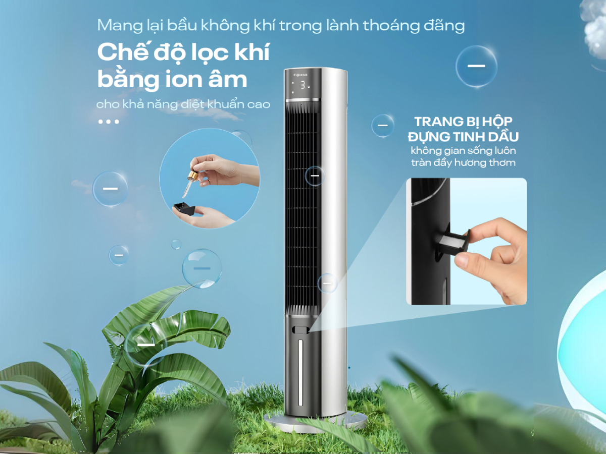 Đặc điểm nổi bật của quạt tháp hơi nước cao cấp Fujihome AC-18LE