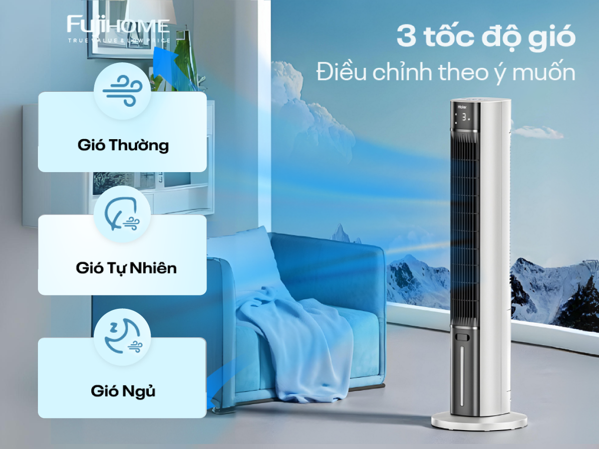 Đặc điểm nổi bật của quạt tháp hơi nước cao cấp Fujihome AC-18LE