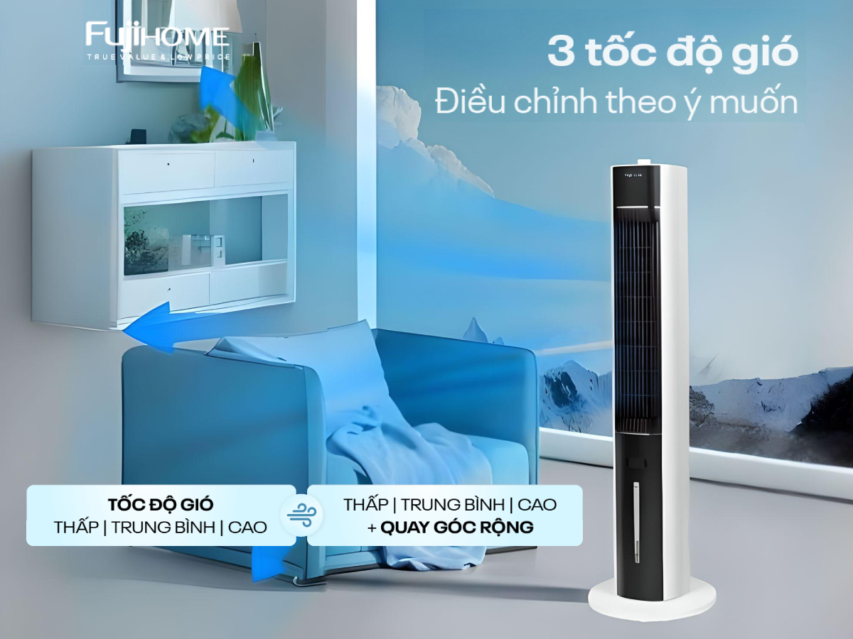 Điểm nổi bật của quạt tháp hơi nước Fujihome AC-18LM