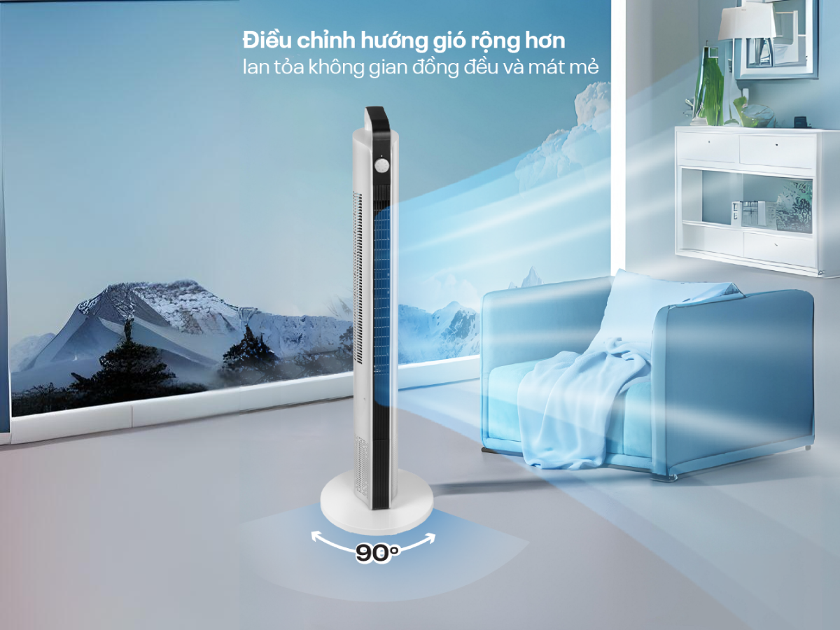 Điểm nổi bật của quạt tháp Fujihome TF-12HM