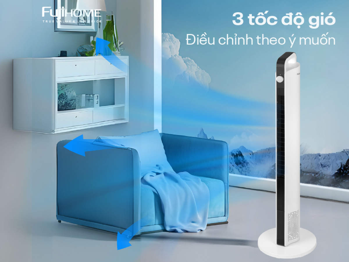 Điểm nổi bật của quạt tháp Fujihome TF-12HM