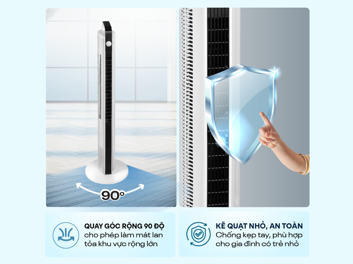 Điểm nổi bật của quạt tháp Fujihome TF-12HM