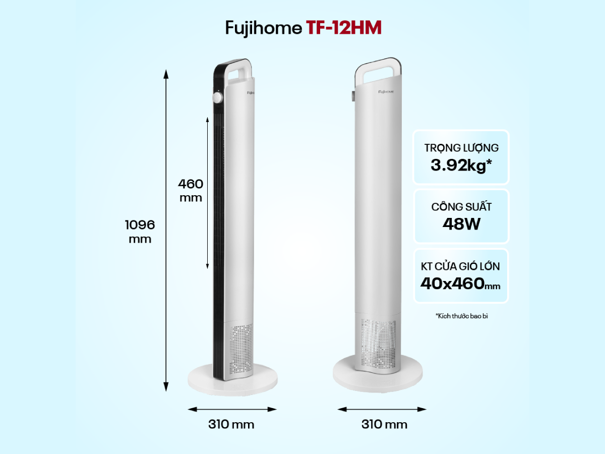 Giới thiệu quạt tháp cao cấp Fujihome TF-12HM
