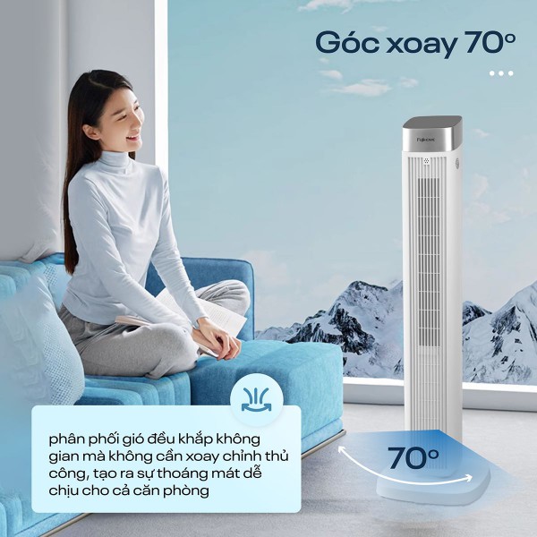 Ưu điểm nổi bật của quạt tháp cao cấp Fujihome TF-51E