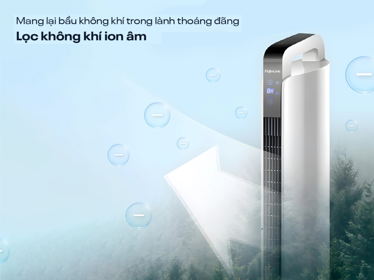 Đặc điểm nổi bật của quạt tháp điện tử cao cấp Fujihome TF-12HE