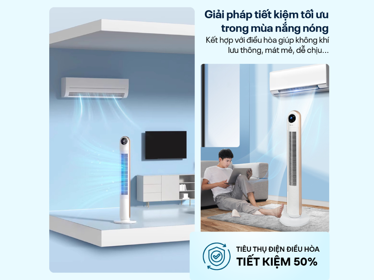 Đặc điểm nổi bật của quạt tháp điện tử cao cấp Fujihome TF-12HE