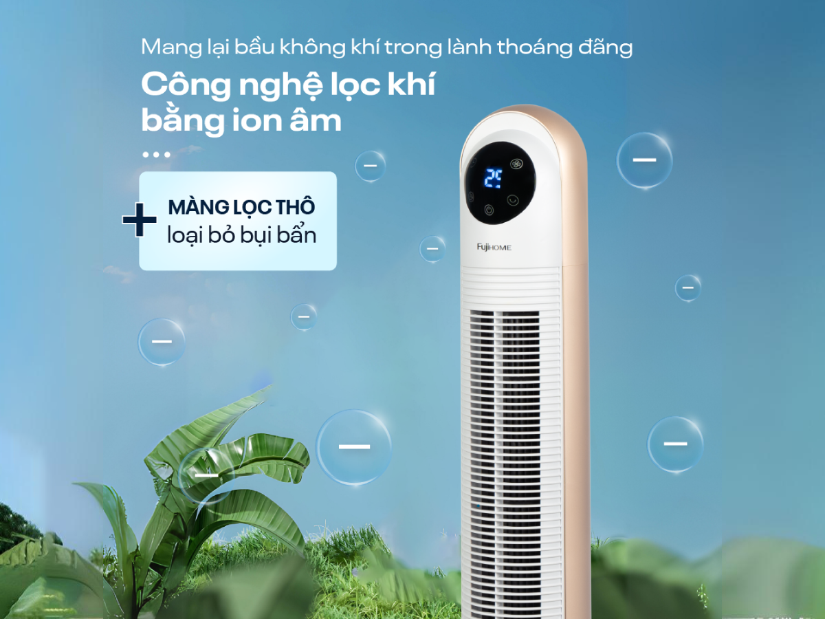 Đặc điểm nổi bật của quạt tháp điện tử cao cấp Fujihome TF-13E