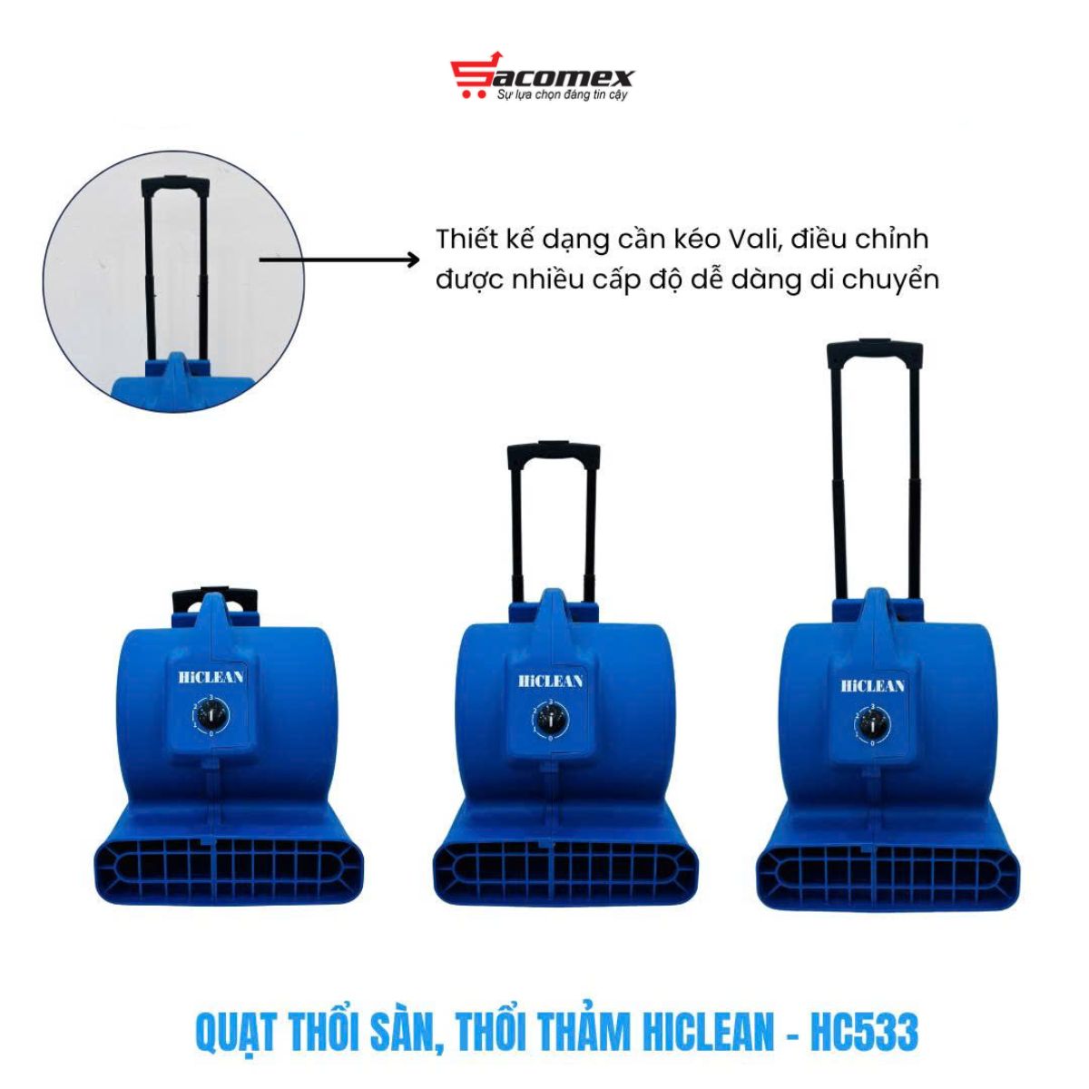 Ứng dụng của quạt thổi sàn HiClean HC533