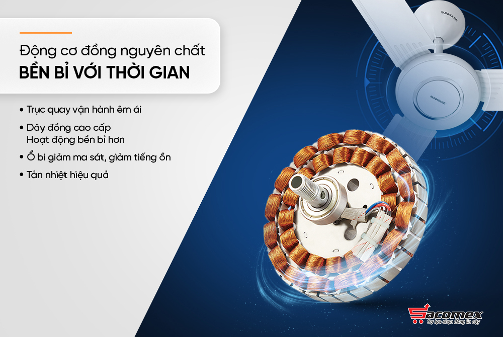 Đặc điểm nổi bật của quạt trần Sunhouse SHD7657