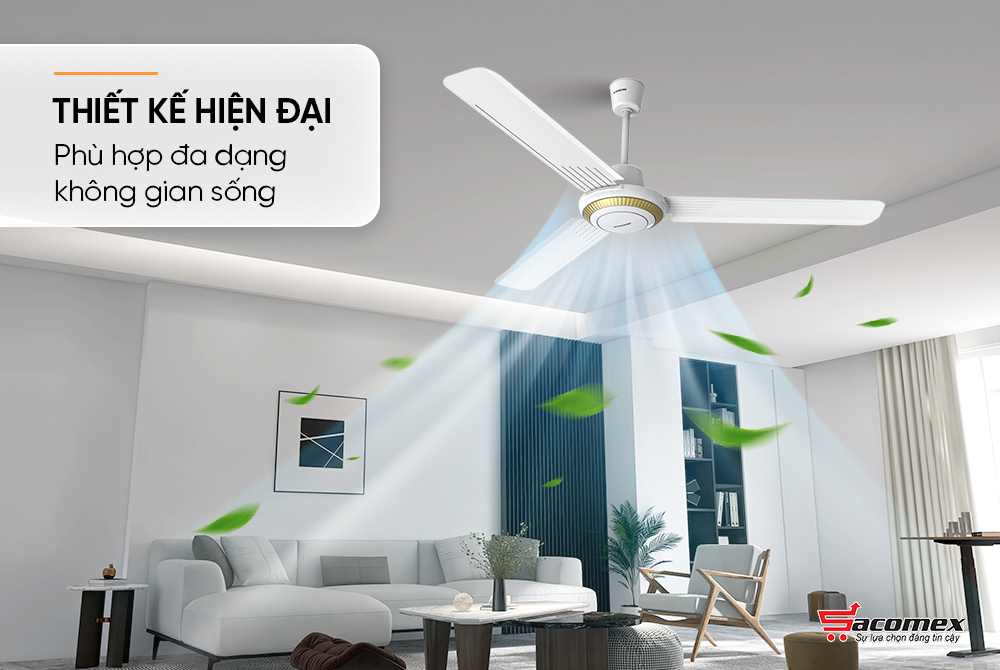 Giới thiệu về quạt trần 3 cánh Sunhouse SHD7659