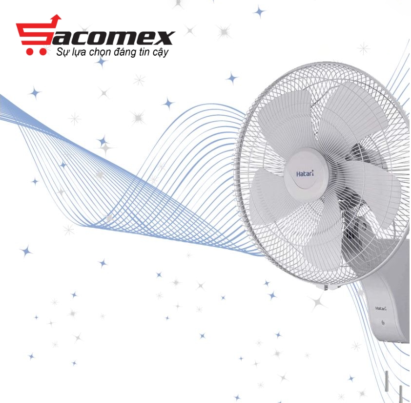 ​ quạt treo tường Hatari IW-22M1  Click and drag to move ​