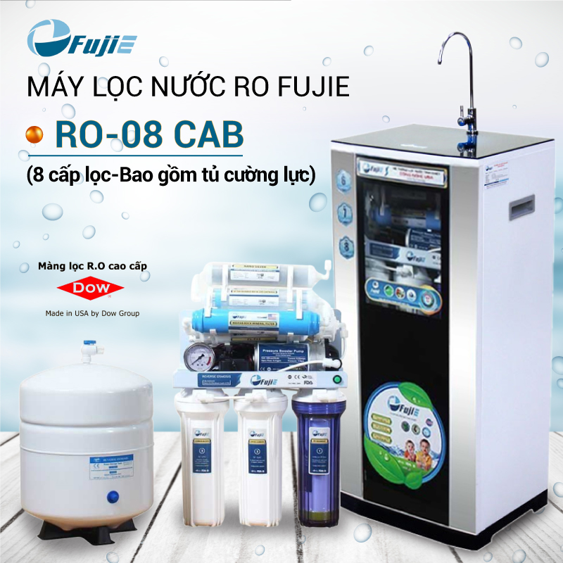 Máy lọc nước tinh khiết RO thông minh FujiE RO-08