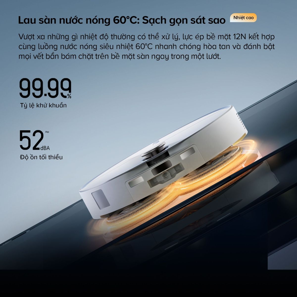 Ưu điểm nổi bật của Robot hút bụi lau nhà Roborock QRevo Curv 2 Pro