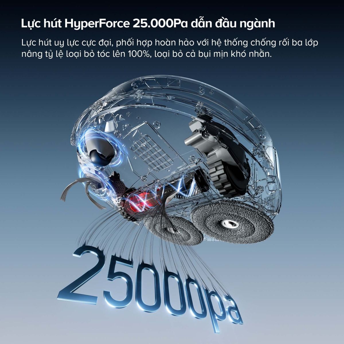 Ưu điểm nổi bật của Robot hút bụi lau nhà Roborock QRevo Curv 2 Pro
