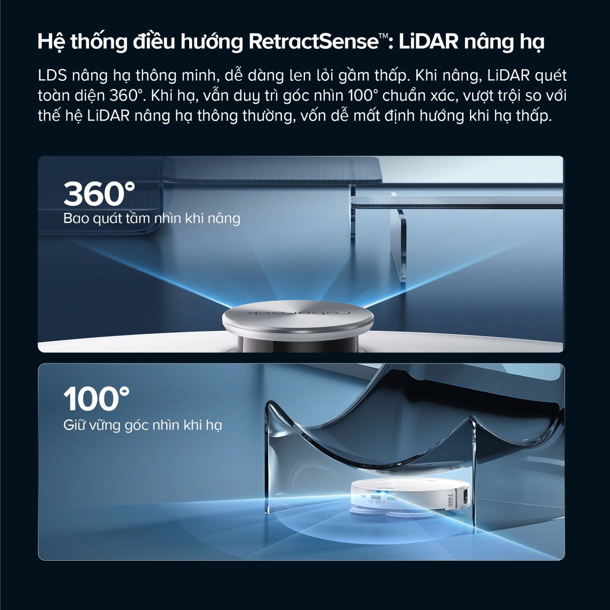 Ưu điểm nổi bật của Robot hút bụi lau nhà Roborock QRevo Curv 2 Pro