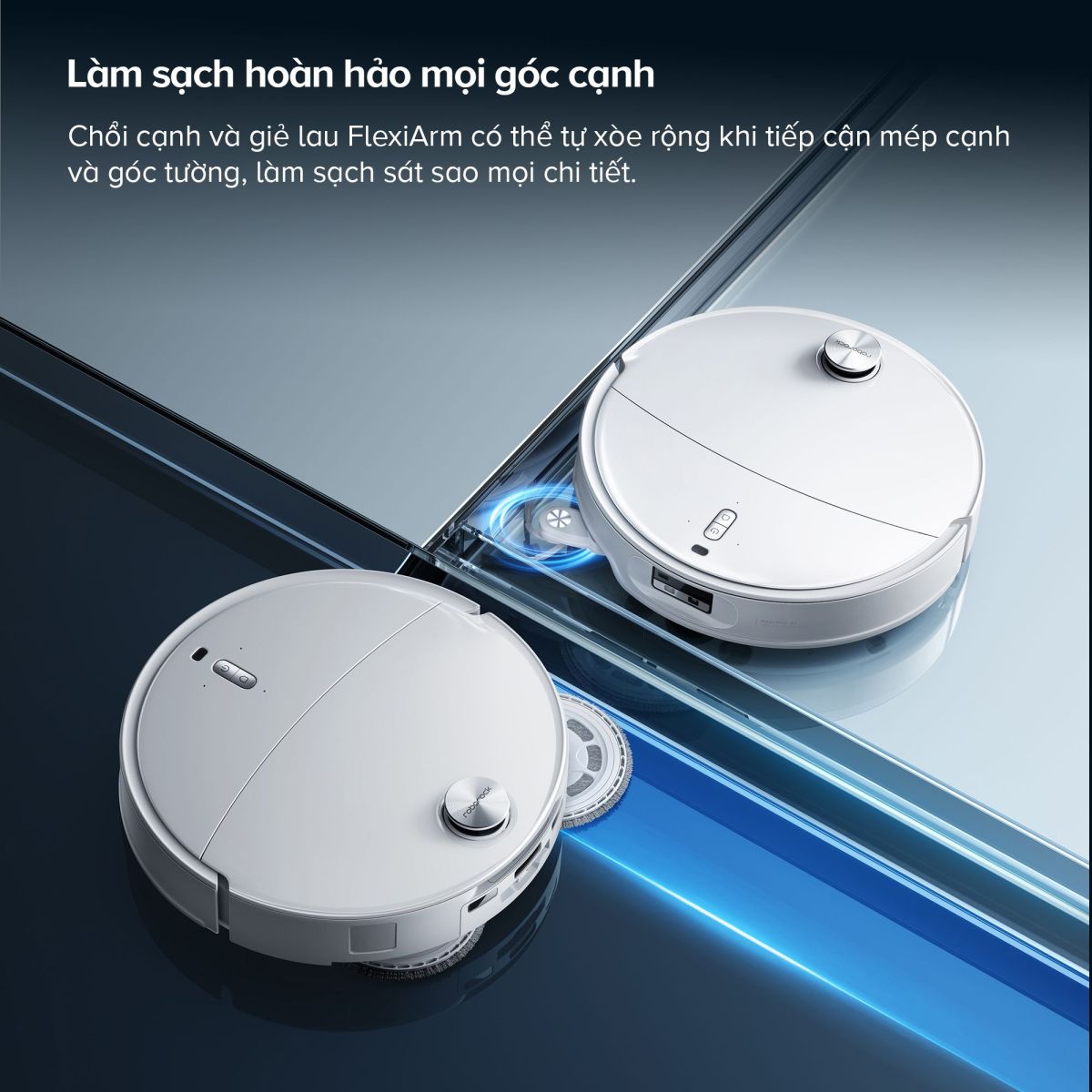 Ưu điểm nổi bật của Robot hút bụi lau nhà Roborock QRevo Curv 2 Pro