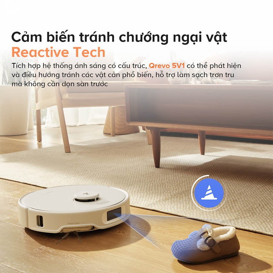 Ưu điểm nổi bật của Robot hút bụi lau nhà Roborock QRevo Edge 5V1