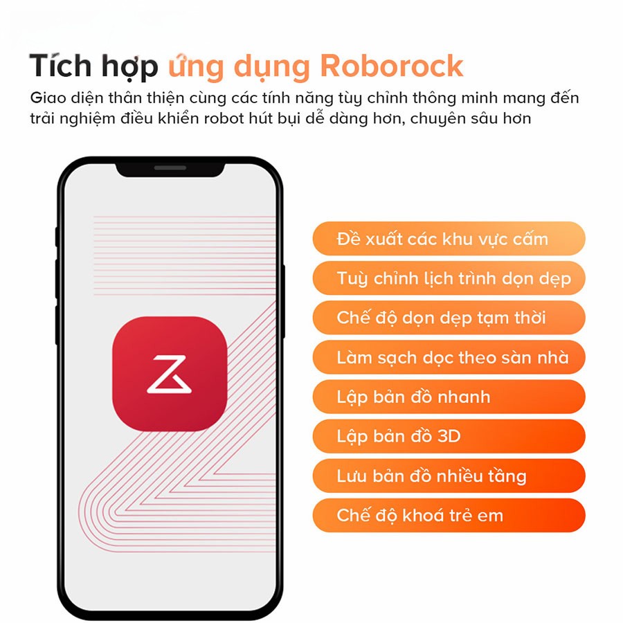Ưu điểm nổi bật của Robot hút bụi lau nhà Roborock QRevo Edge 5V1